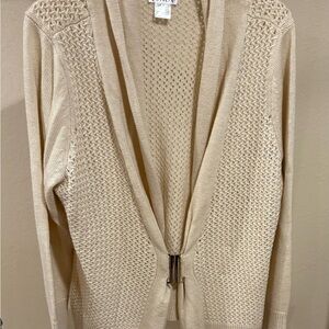 VENUS Cream Knit Cardigan